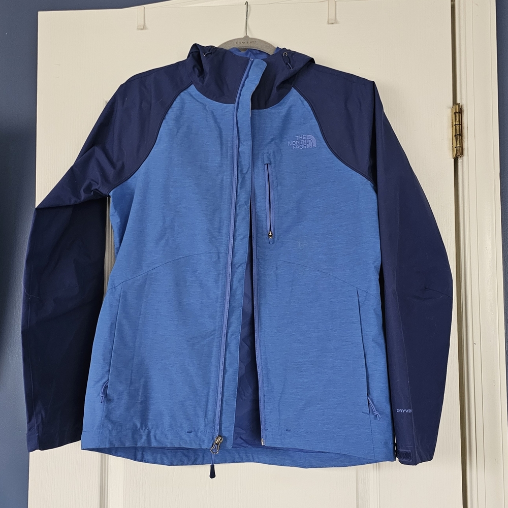The North Face Womens Triclimate Waterproof Dryvent Full Zip Blue Jacket S